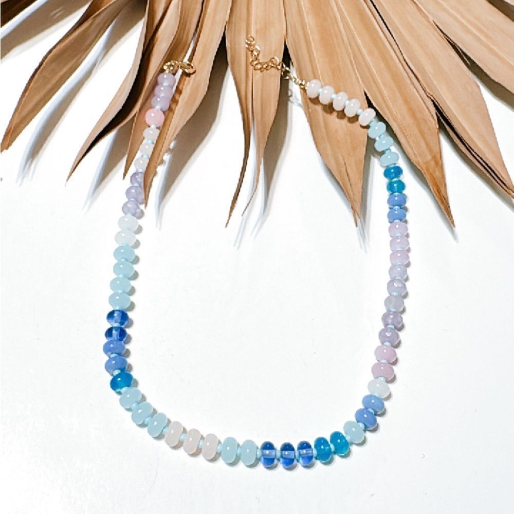 Boho rainbow necklace #1192 - Picture 3 of 6